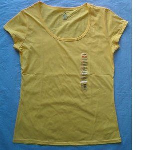 Imagin8 Women's Scoop Neck Tee, Yellow